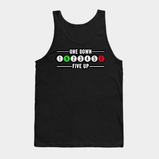 1N23456 Motorcycle Shift Biker Motorcyclist Motocross Biker Tank Top